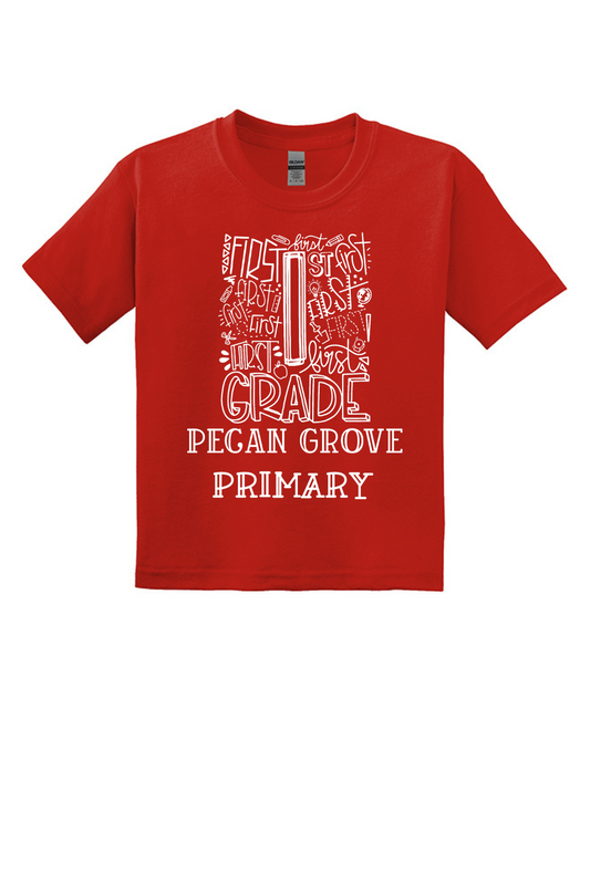 1st Grade Class Shirts - Red