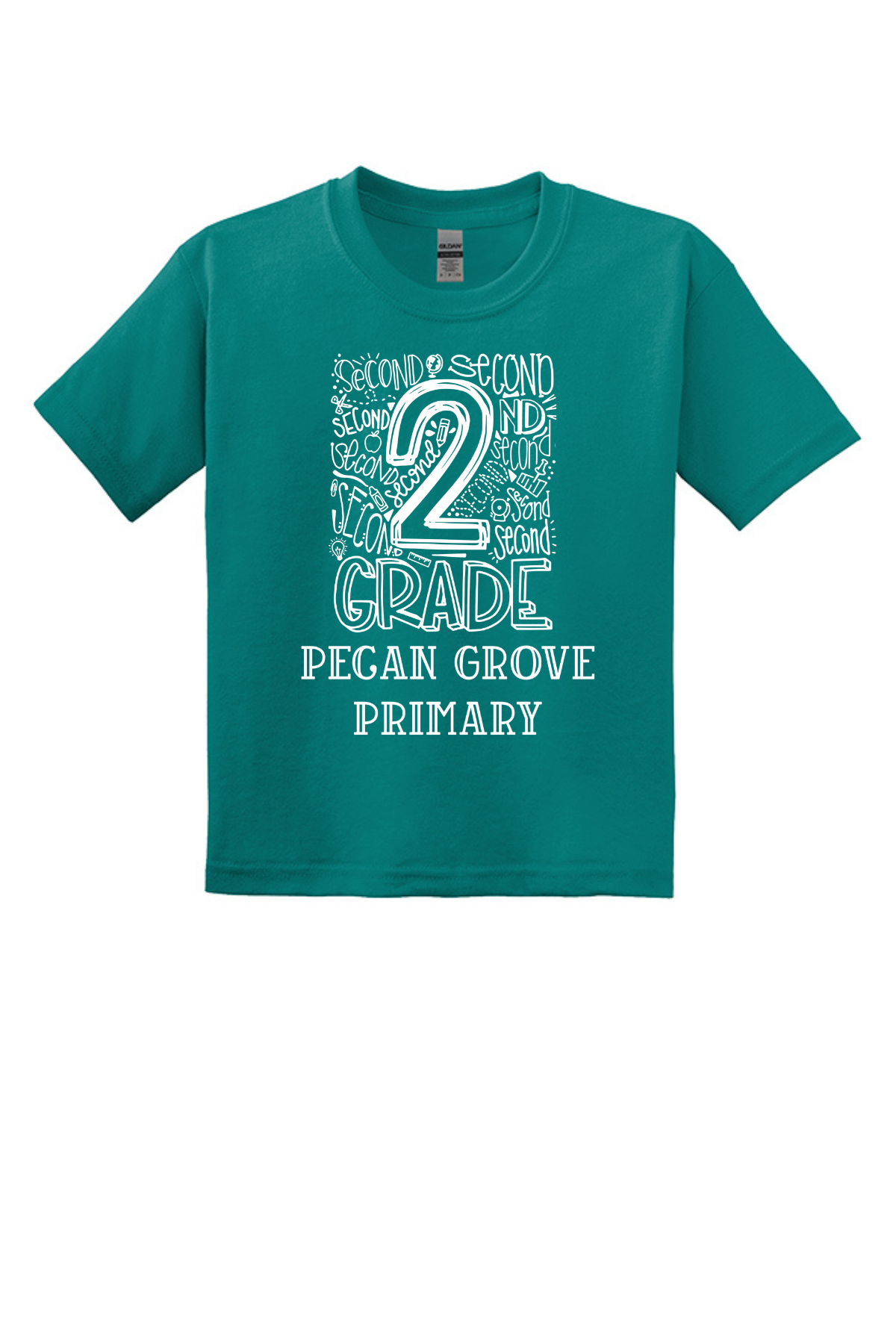 2nd Grade Class Shirts -Teal