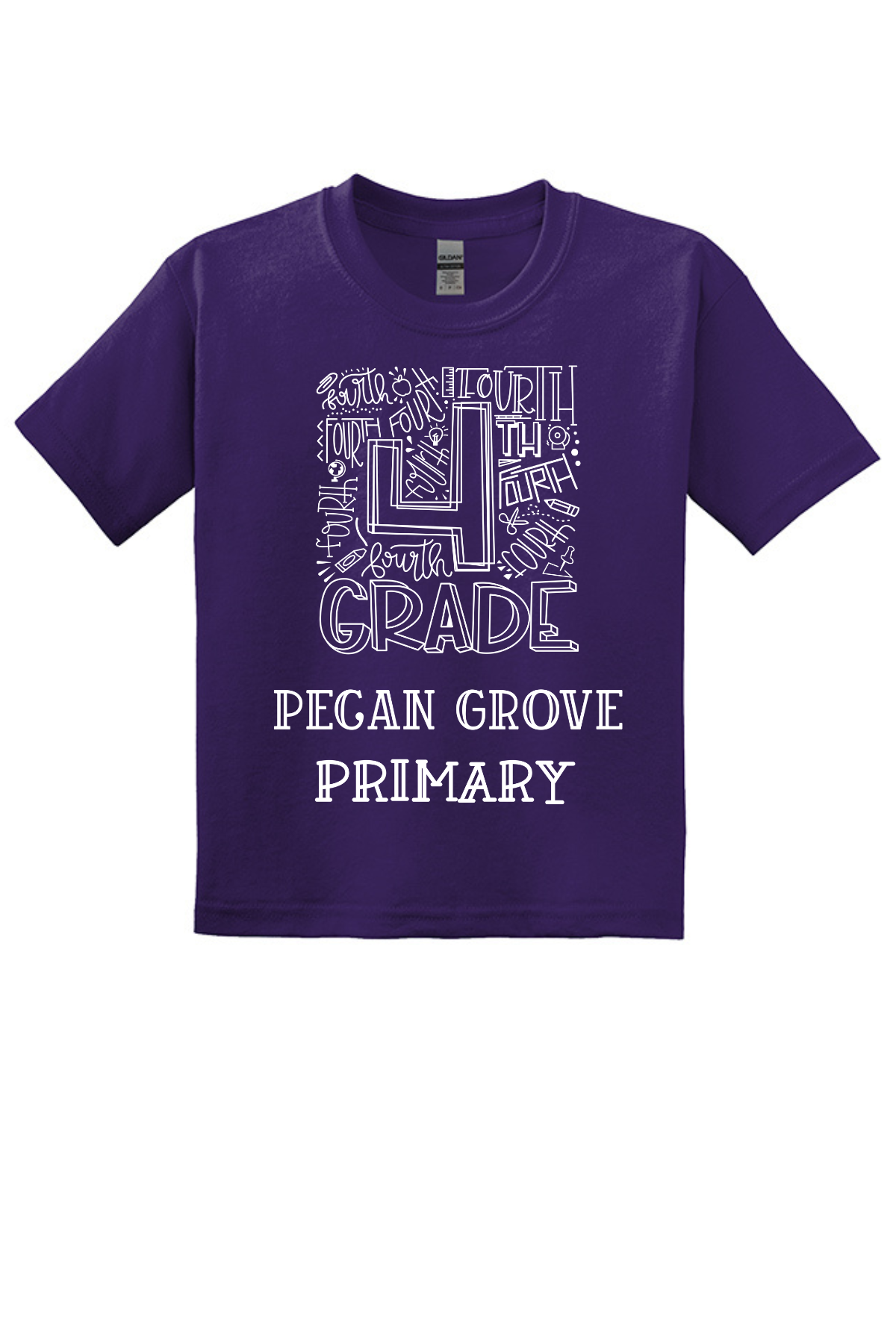 4th Grade Class Shirts -Purple