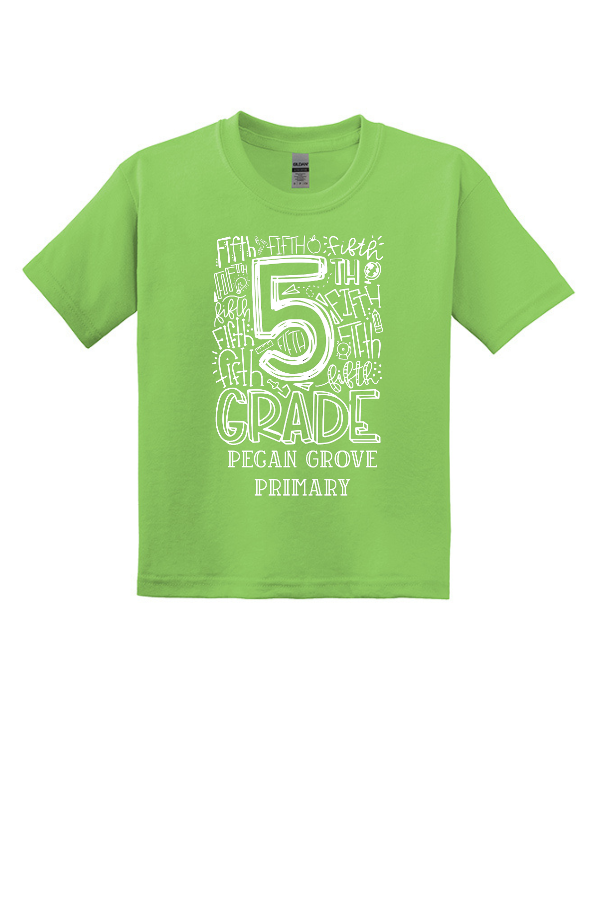 5th Grade Class Shirts -Lime Green