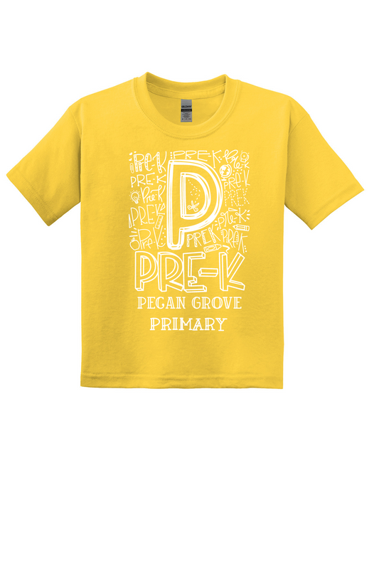 Pre-K Grade Class Shirts - Yellow